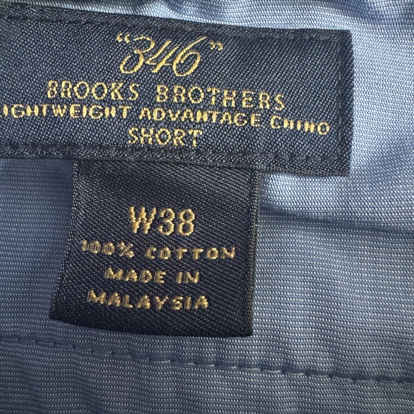 Brooks Brothers 346 Mens Lightweight Advantage Pleated Shorts - Picture 3 of 5